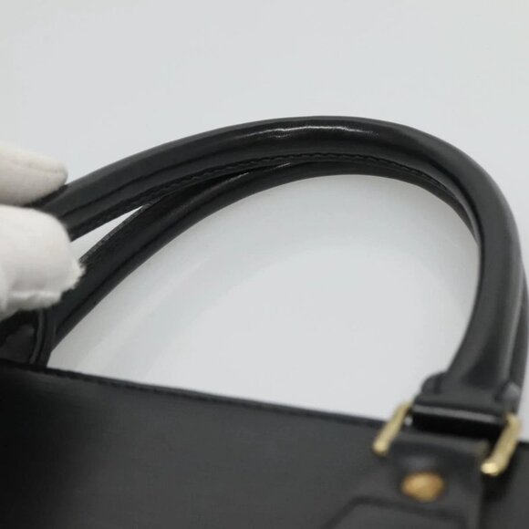 LOUIS VUITTON Epi Sac Plat Hand Bag Black M59082 LV Auth EC107 - Picture 9 of 16